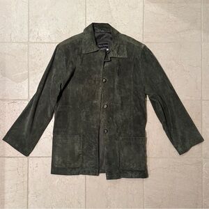 Vintage Green Suede Jacket